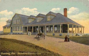 Berkshire Country Club Reading Pennsylvania 1910c postcard