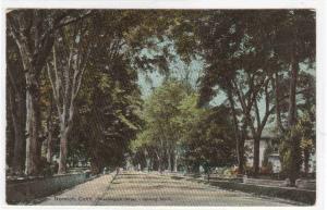 Washington Street Looking North Norwich Connecticut 1909 Anniversary postcard