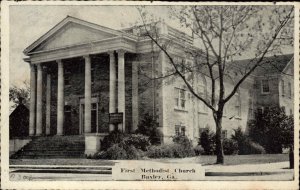 Baxley Georgia GA First Methodist Church Vintage Postcard