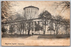 Columbus Ohio c1905 Postcard Ohio State Capitol