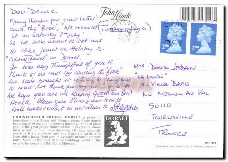 Postcard Modern Christchurch Priory