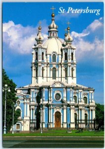 Postcard - The ensemble of the Smolny Cathedral - St. Petersburg, Russia