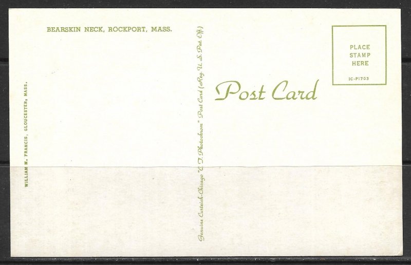 Massachusetts, Rockport - Bearskin Neck - [MA-692]