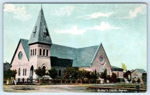 REGINA, Saskatchewan Canada ~ ST. PAUL'S CHURCH c1910s Postcard