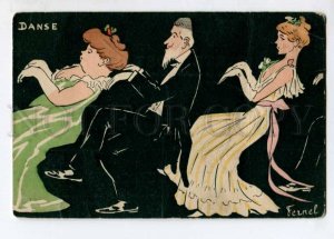 402744 Dance CAKE-WALK by FERNEL vintage ART NOUVEAU PC