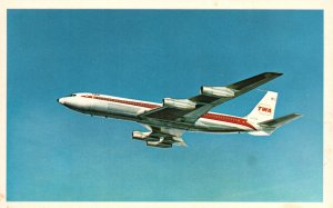 TWA Aircraft Planes American Airlines Transportation Airplane Vintage Postcard