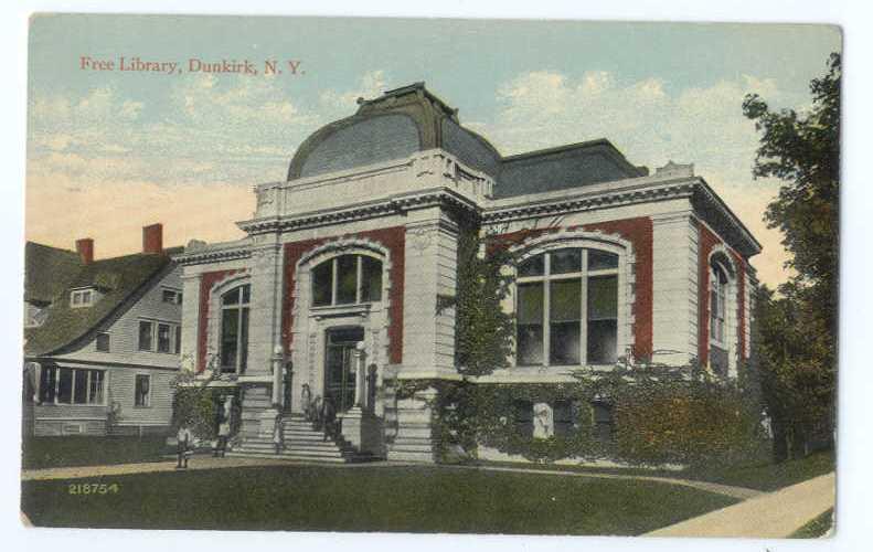 D/B Free Public Library in Dunkirk NY New York