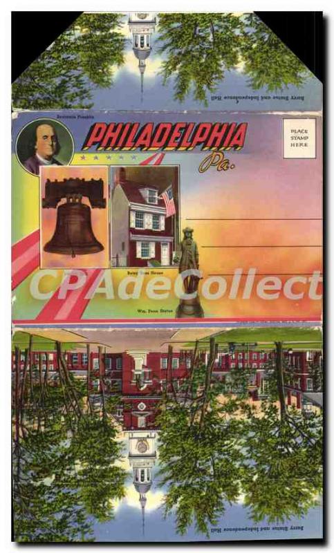 Modern Postcard Philadelphia Was foundad in 1682 by the great Quaker William ...