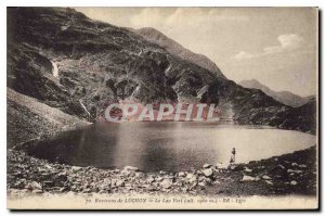 Postcard Old Surroundings of Luchon The Green Lake alt 1900 m BR 1370