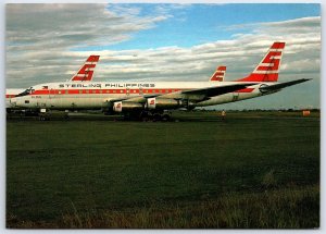 Aviation Postcard Sterling Philippines Airlines Douglas DC-8-43 ES6