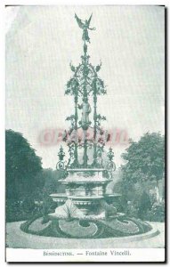 Postcard Old Benedictine Fountain Vincelli