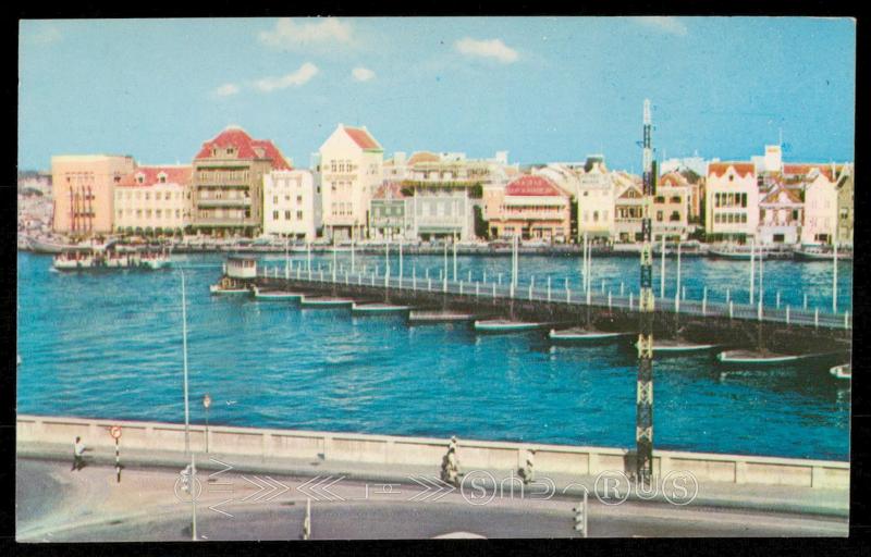 Curacao Famous Pantoon Bridge - Queen Emma