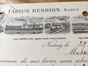 Fabius Henrion Nancy 1904  vintage Postcard Ref 56593 