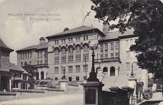 Massachusetts Fitchburg Wallace Way And High School1908