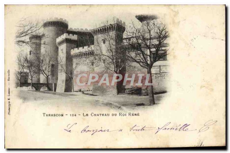 Old Postcard The Chateau Tarascon or Roi Rene