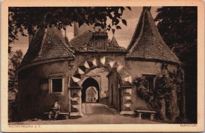 Germany Rothenburg ob der Tauber Vintage Postcard C053