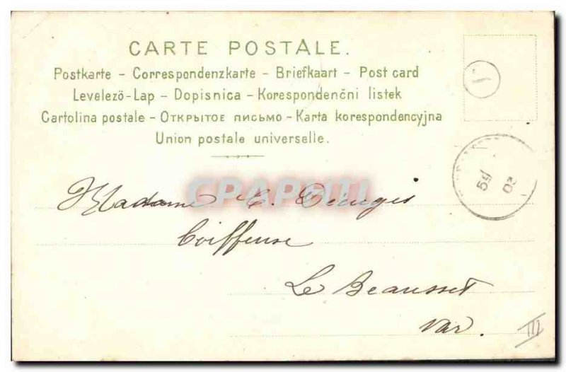 Old Postcard Fantasy Flowers