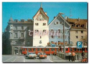 Postcard Modern Obertor Chur mit RhB