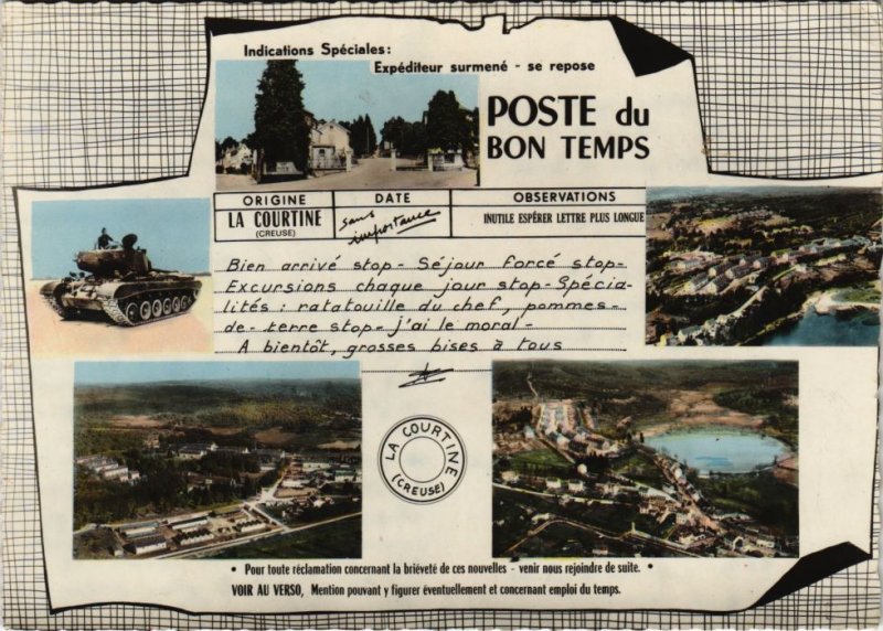 CPM La Courtine Souvenir FRANCE (1050546)