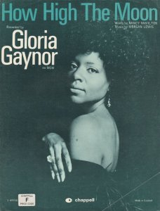 Gloria Gaynor How High The Moon 1970s Disco Soul Sheet Music