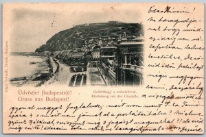 Budapest Hungary 1899 Gruss Aus Postcard Blocksberg Mit Citadelle Castle