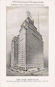 New York City 1953 Convention Headquarters Liberty Life 