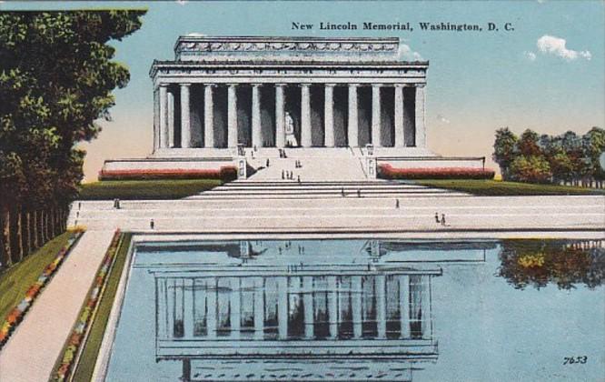Washington D C The New Lincoln Memorial