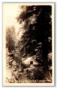 RPPC Tent House Lancaster Lodge Del Norte California CA UNP Postcard Z9