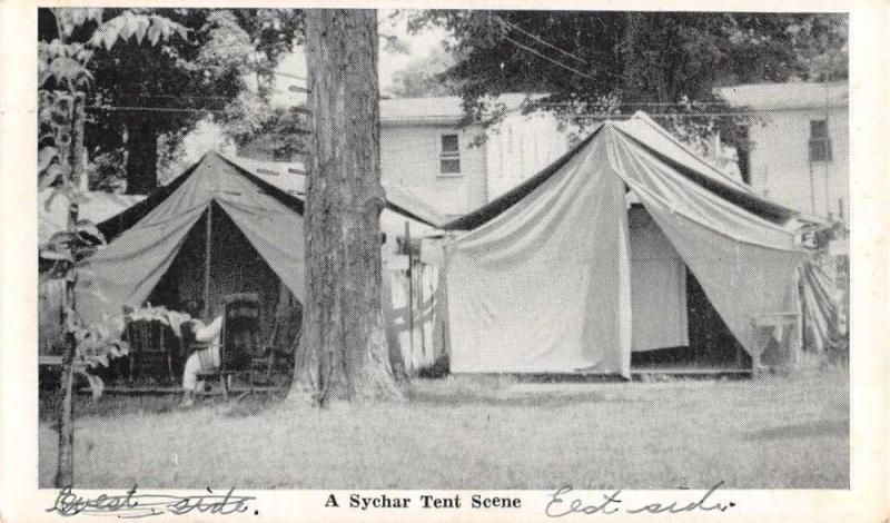 Mount Vernon Ohio Sychar Tent Scene Antique Postcard K73361