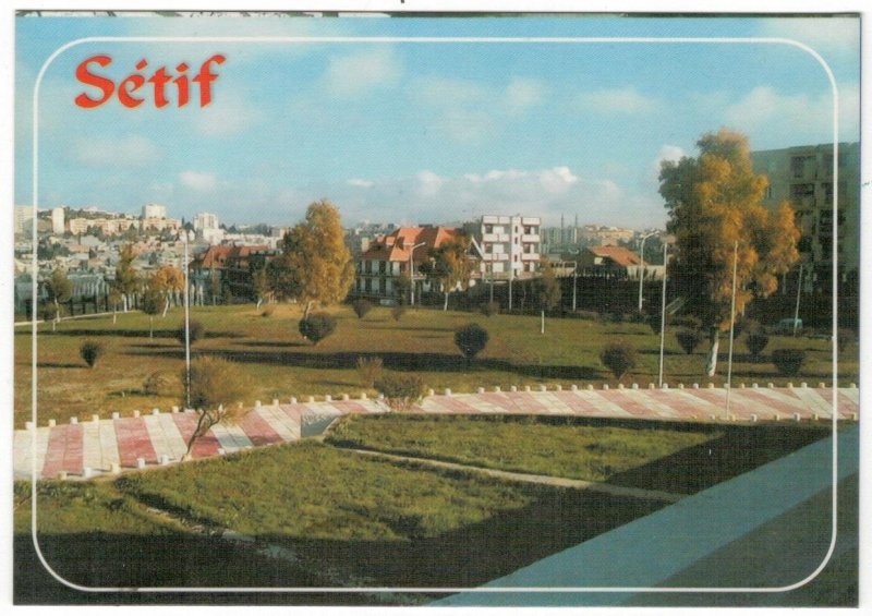 Algeria 2001 Unused Postcard Setif View Park Architecture