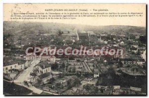 Postcard Old Saint-Julien-du-Sault Yonne General view