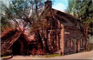 Florida St Augustine Oldest Wooden School House 1973