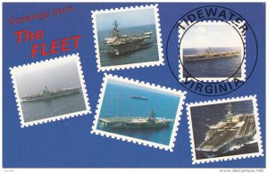 TIDEWATER, Virginia, 1940-1960´s; The Fleet, U.S.S. John F. Kennedy, U.S.S. ...