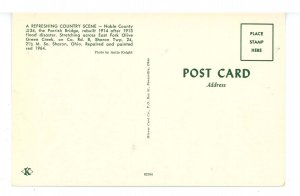 OH - Noble County.  Parrish Covered Bridge