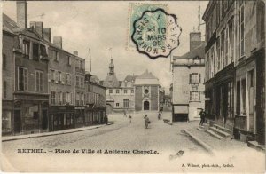 CPA RETHEL - Place de Ville et Ancienne Chapelle (135622)