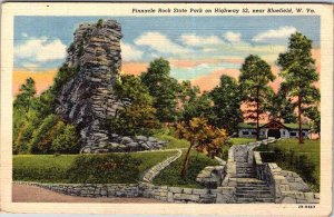 Postcard HIGHWAY SCENE Bluefield West Virginia WV AM5954