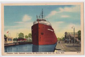 Freighter, MacArthur Lock, Sault Ste. Marie MI