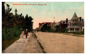 Postcard HOUSE SCENE Miami Florida FL AS7183