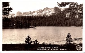 Frashers Fotos Real Photo Postcard Horseshoe Lake in Mammoth Lakes, California