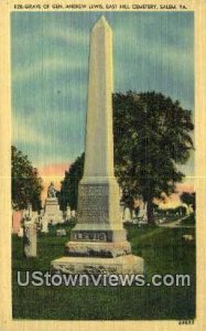 Grave Of General Andrew Lewis - Salem, Virginia