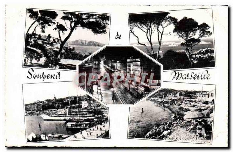 Postcard Old Littoral Mediterraneen Marseille Remembrance