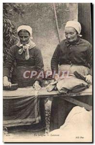 Old Postcard Folklore Peasants In Sologne Washing Machine TOP