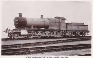 England Great Western Railway Consolidation Goods Locomotive Engine No 2803 P...