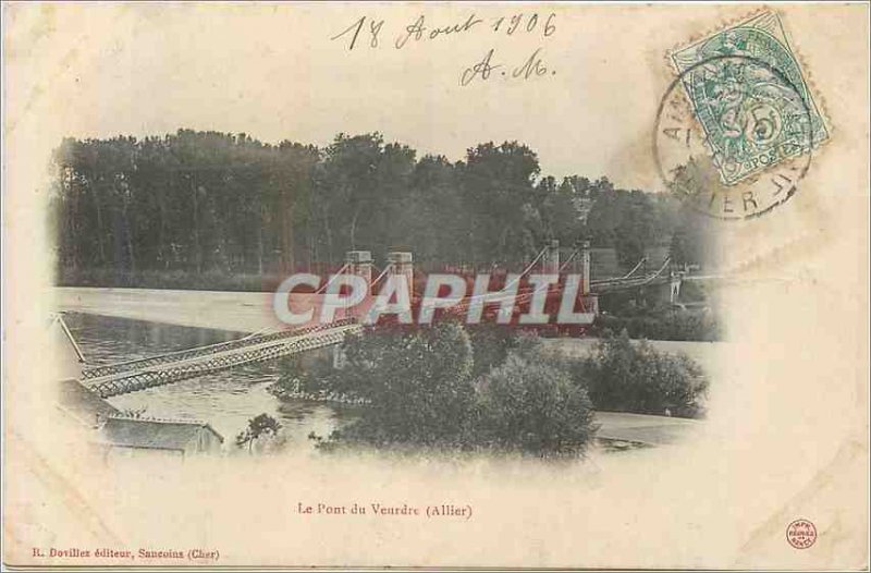 Old Postcard The Bridge veardre (combine)