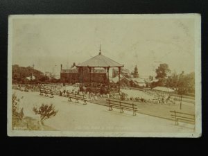 Wales Cardiff PENARTH The Park, Bandstand & Pier c1905 RP Postcard by Norton