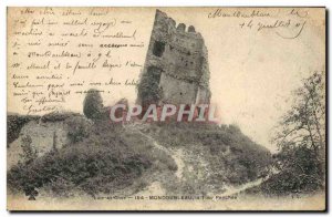 Old Postcard Loir et Cher Mondoubleau Tower Penchee