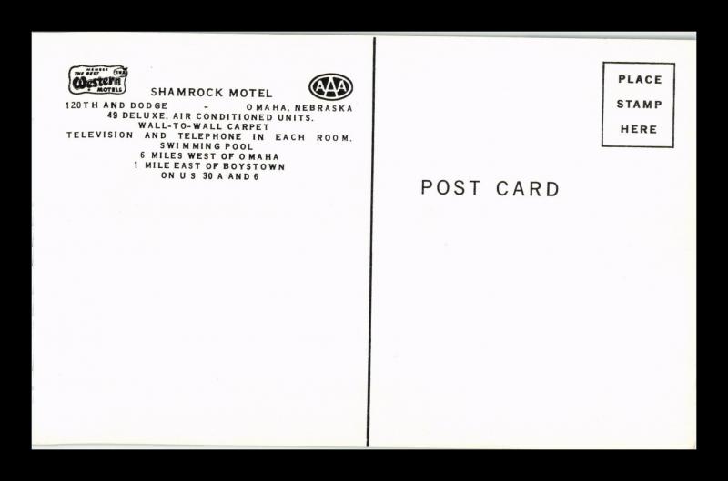 SHAMROCK MOTEL OMAHA NEBRASKA