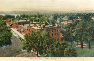 Postcard EarlyBird's Eye of Clifton Springs, NY.     L9