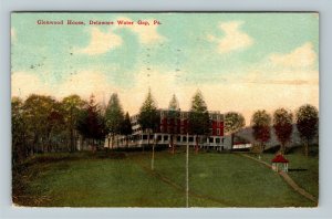 Delaware Water Gap PA-Pennsylvania Glenwood House, Vintage c1912 Postcard