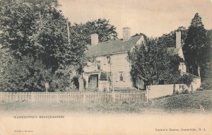 Washington's Headquarters Somerville New Jersey NJ-1900s Tuck Photo Postcard